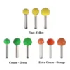 Sphere Saburr Tooth Carbide Burrs - 1/4 inch Shank