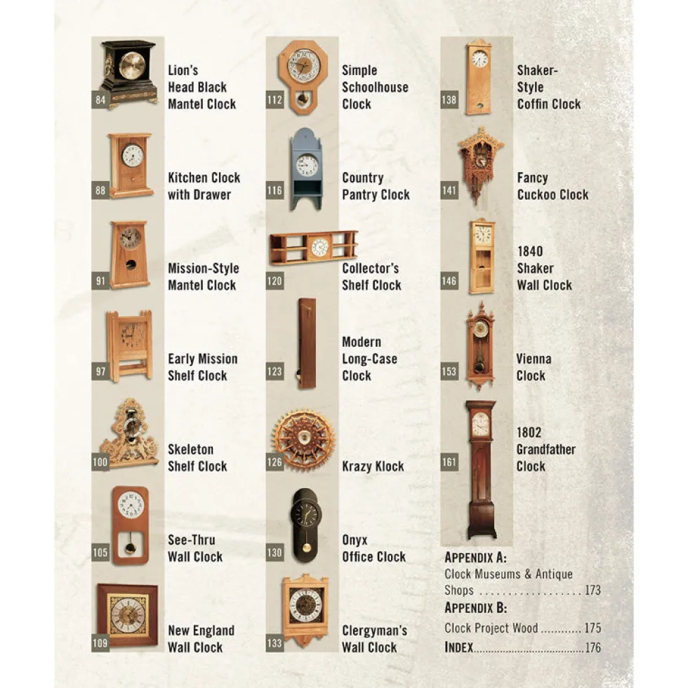 The Complete Guide to Making Wooden Clocks - 3rd Edition