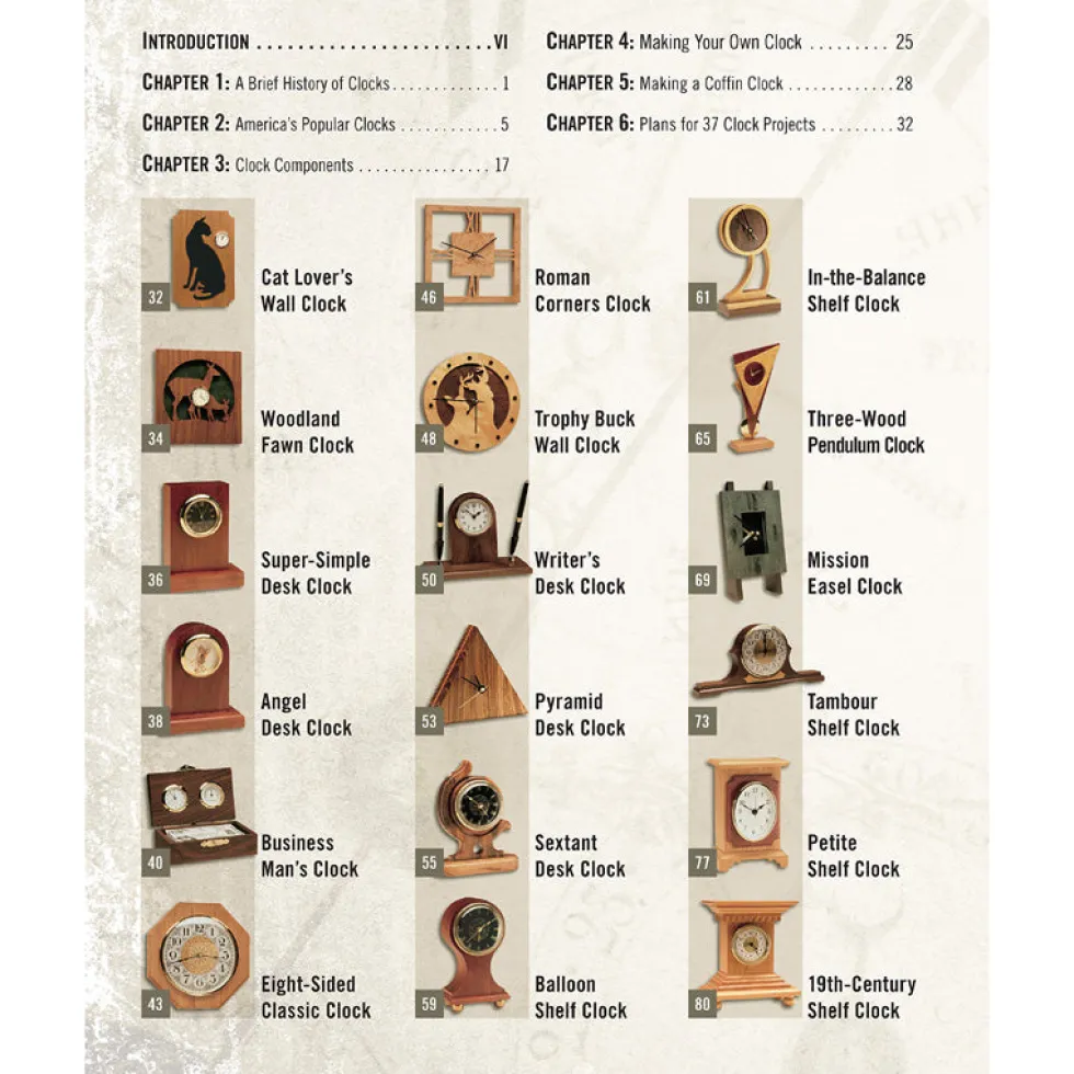 The Complete Guide to Making Wooden Clocks - 3rd Edition